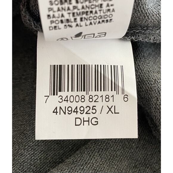 Karen Kane Long Sleeve Gray Pullover Top w/ Front Denim Pocket Sz L Cotton Blend - Picture 9 of 11